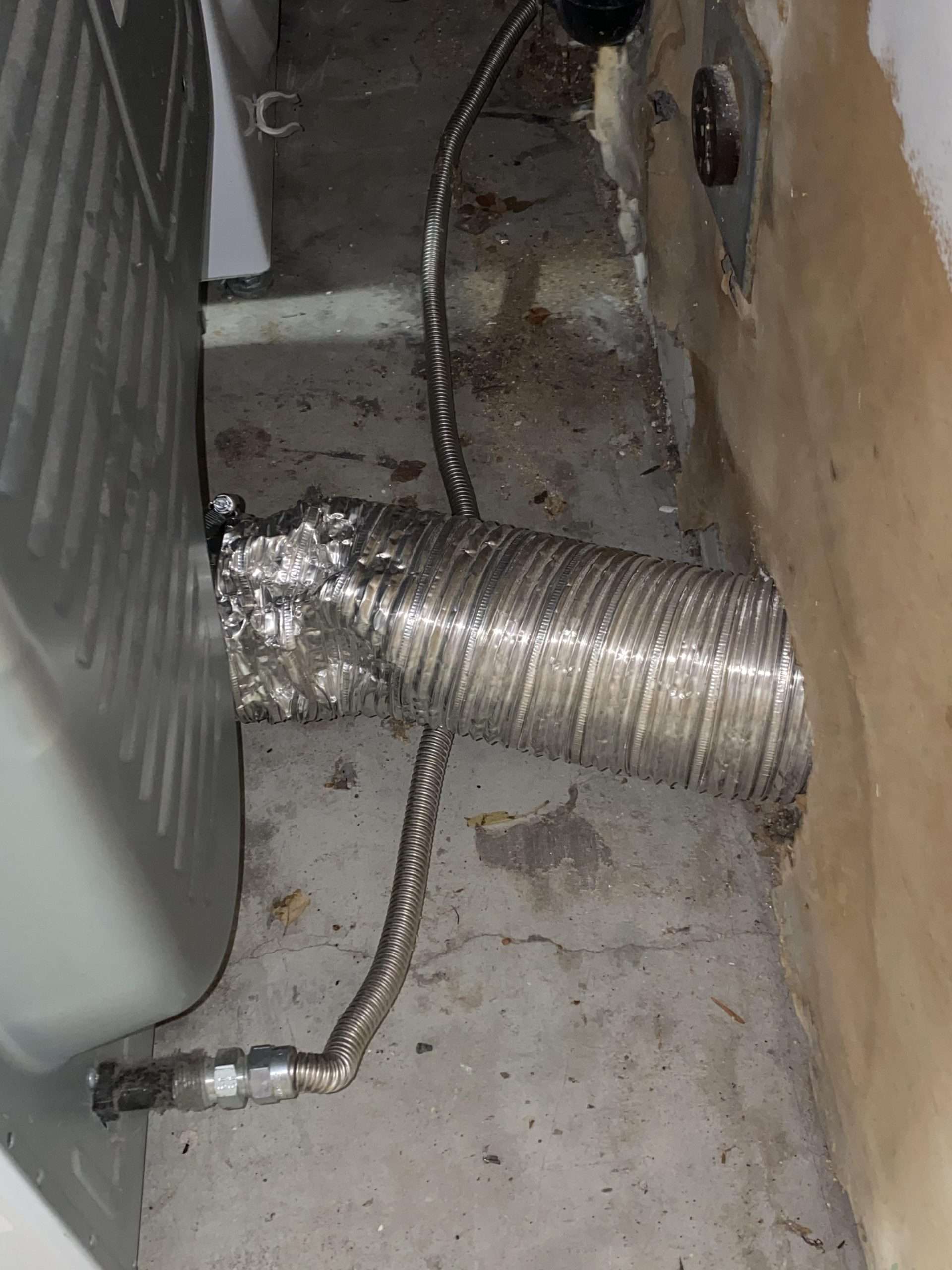 brand new dryer not drying clothes