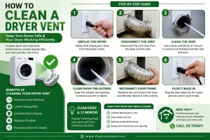 how to clean a dryer vent